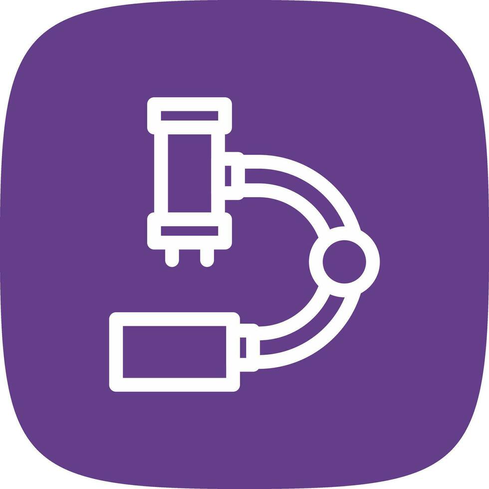 Microscope Creative Icon Design vector