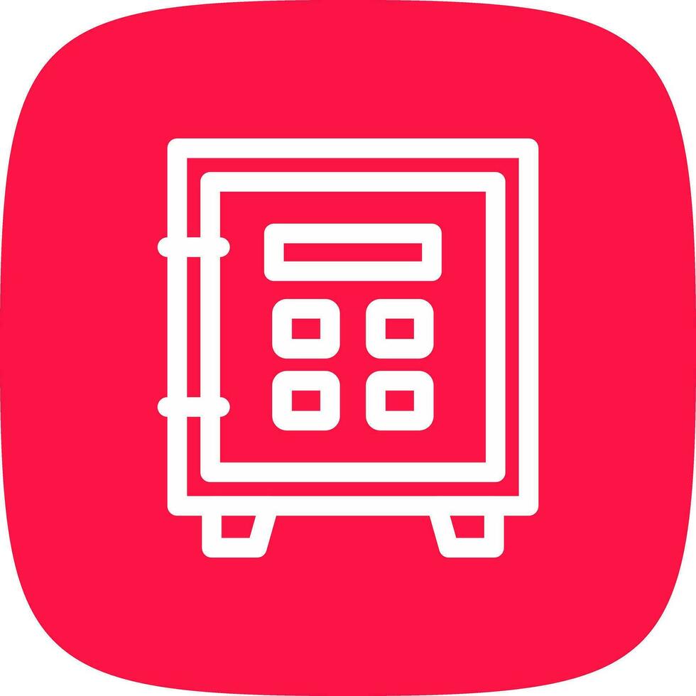 Safe Lock Creative Icon Design vector