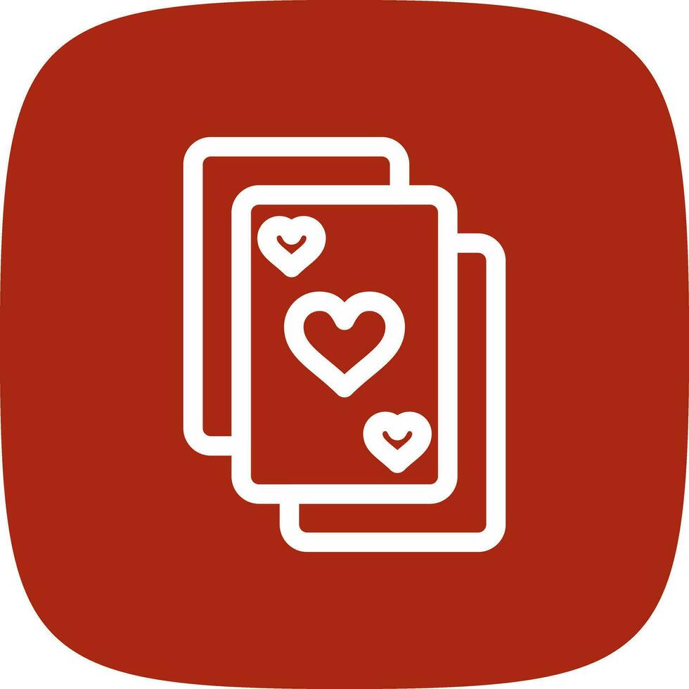 Playing Cards Creative Icon Design vector