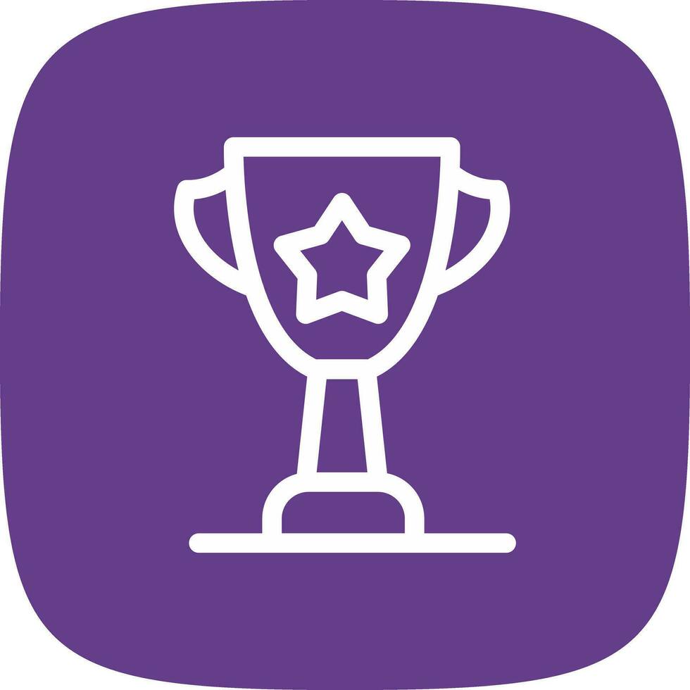 Trophy Creative Icon Design vector