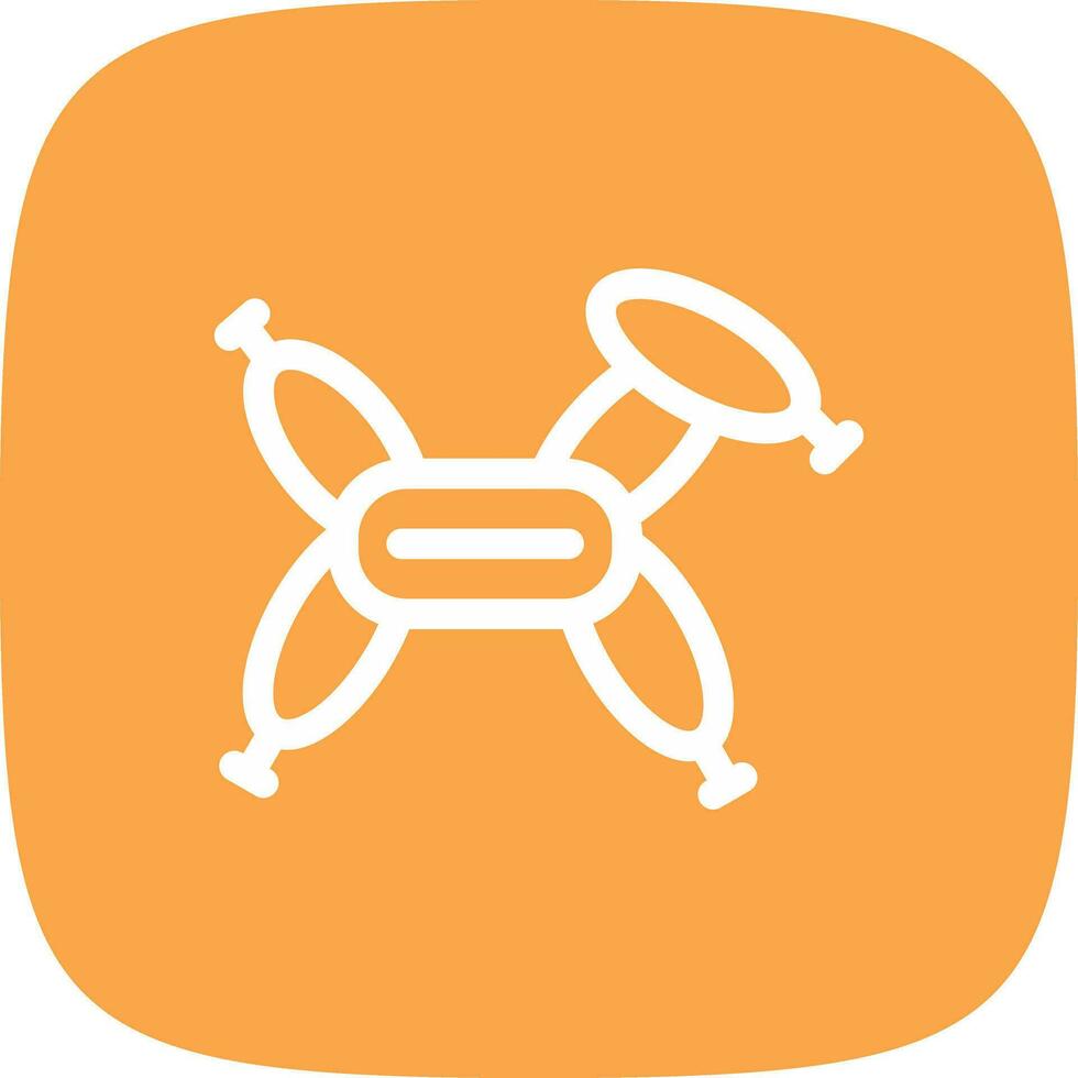 Balloon Modelling Creative Icon Design vector