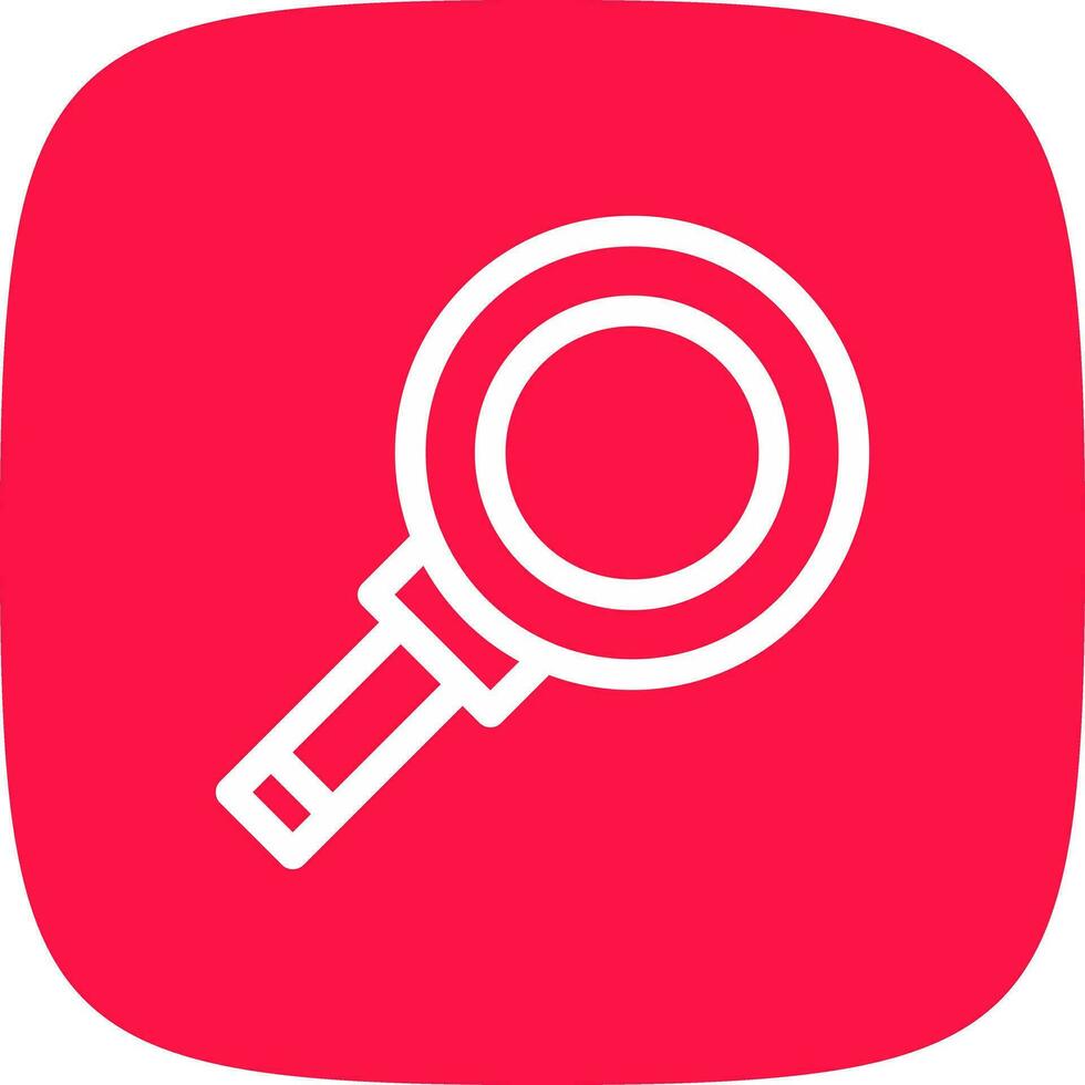Magnifying Creative Icon Design vector