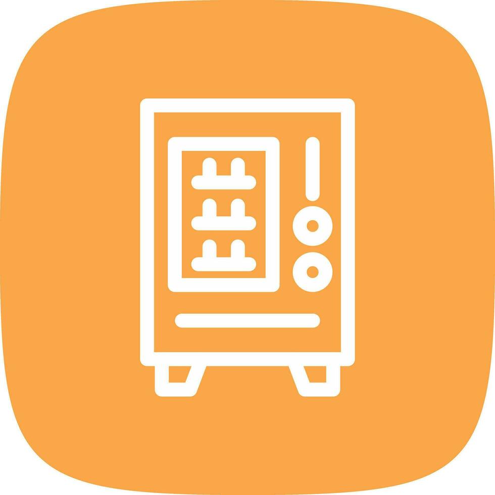 Vending Machine Creative Icon Design vector