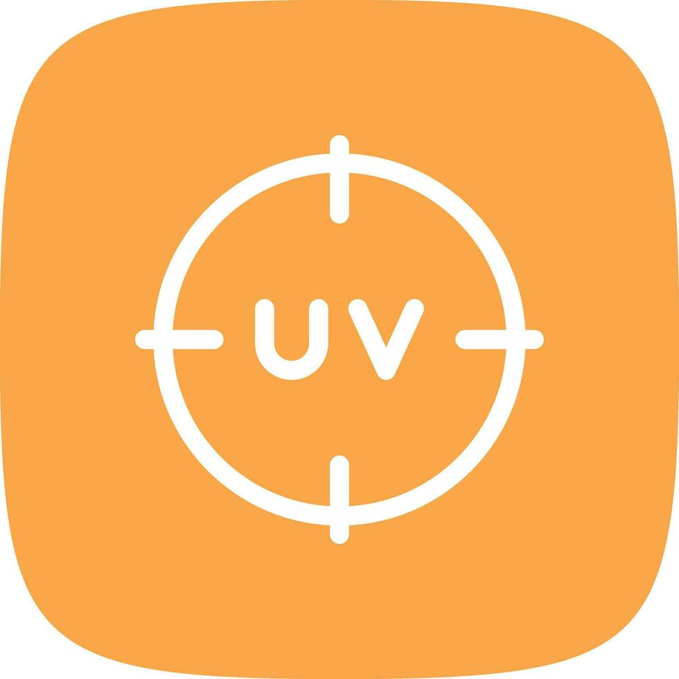 Uv Creative Icon Design vector