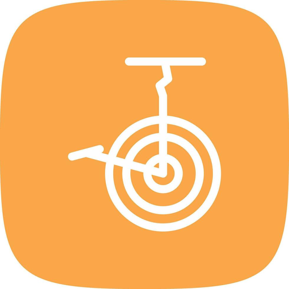 Circus Bike Creative Icon Design vector