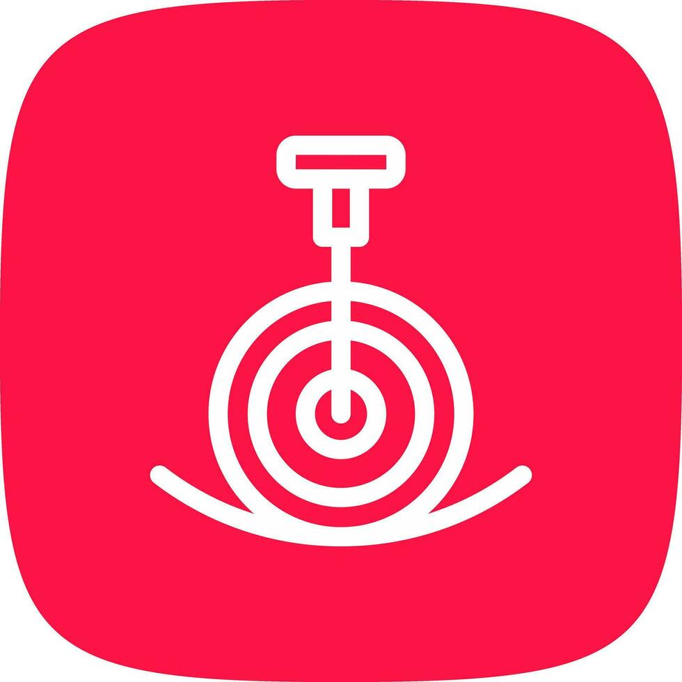 Unicycle Performance Creative Icon Design vector