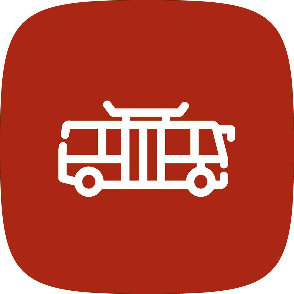 Bus Creative Icon Design vector