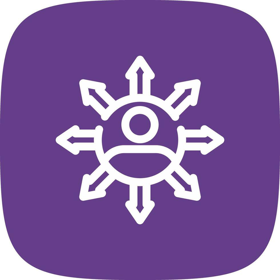 Influence Creative Icon Design vector