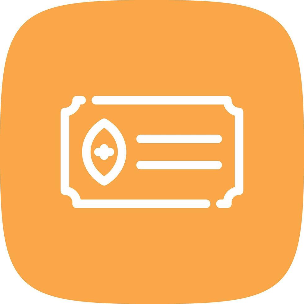Ticket Creative Icon Design vector