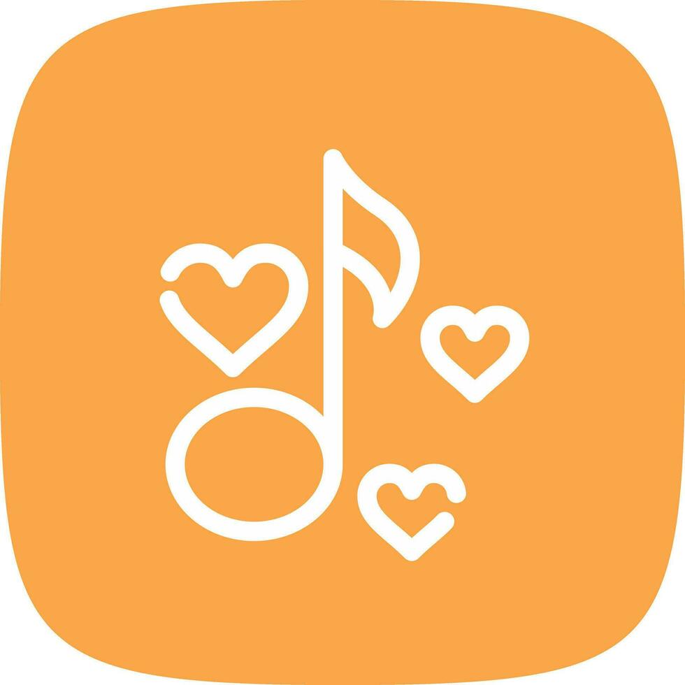 Love Song Creative Icon Design vector