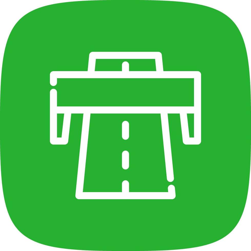 Motorway Creative Icon Design vector