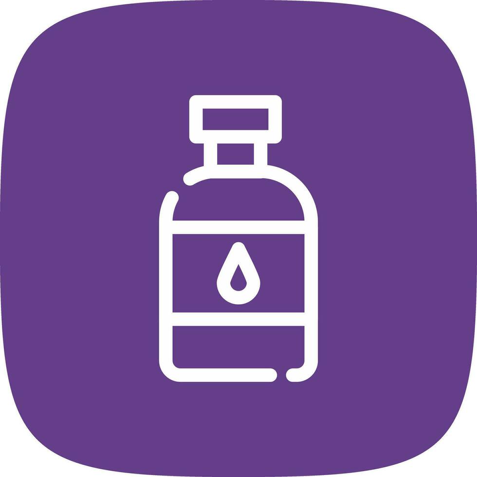 Water Bottle Creative Icon Design vector