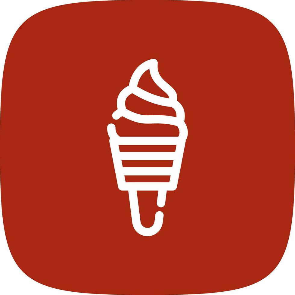 Ice Cream Creative Icon Design vector