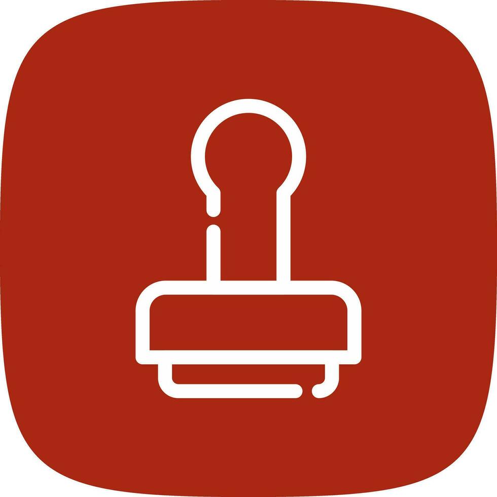 Stamp Creative Icon Design vector