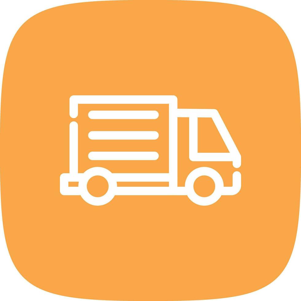 Delivery Truck Creative Icon Design vector