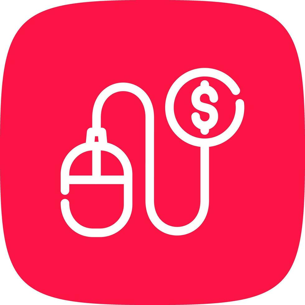 Pay Per Click Creative Icon Design vector