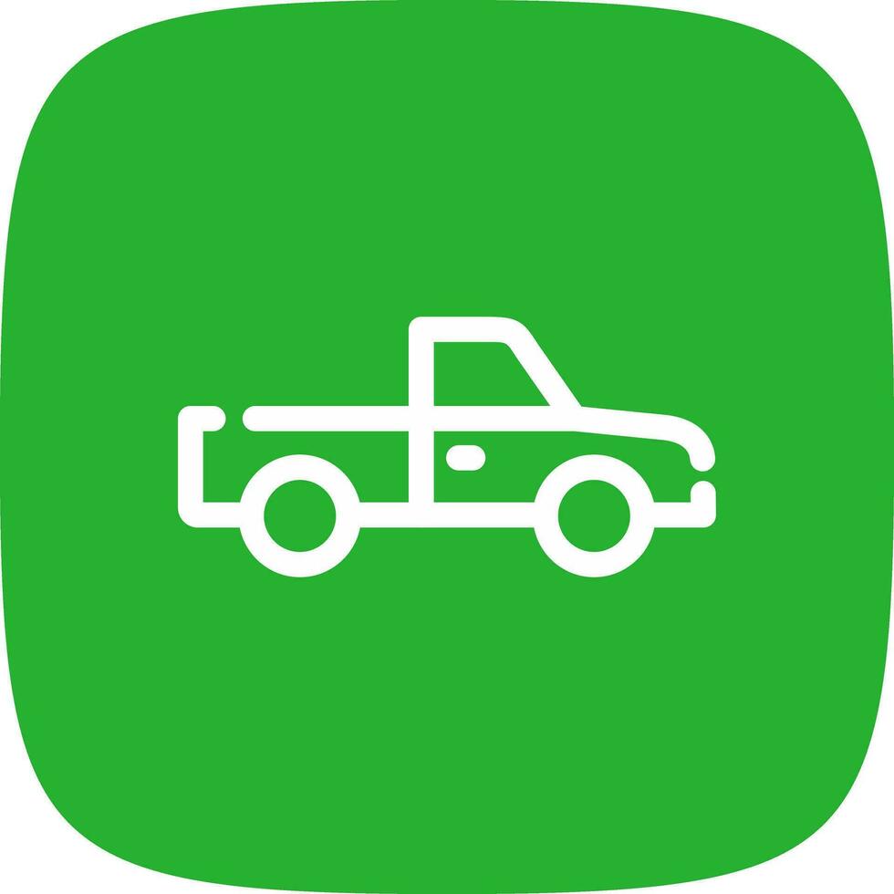 Pickup Truck Creative Icon Design vector