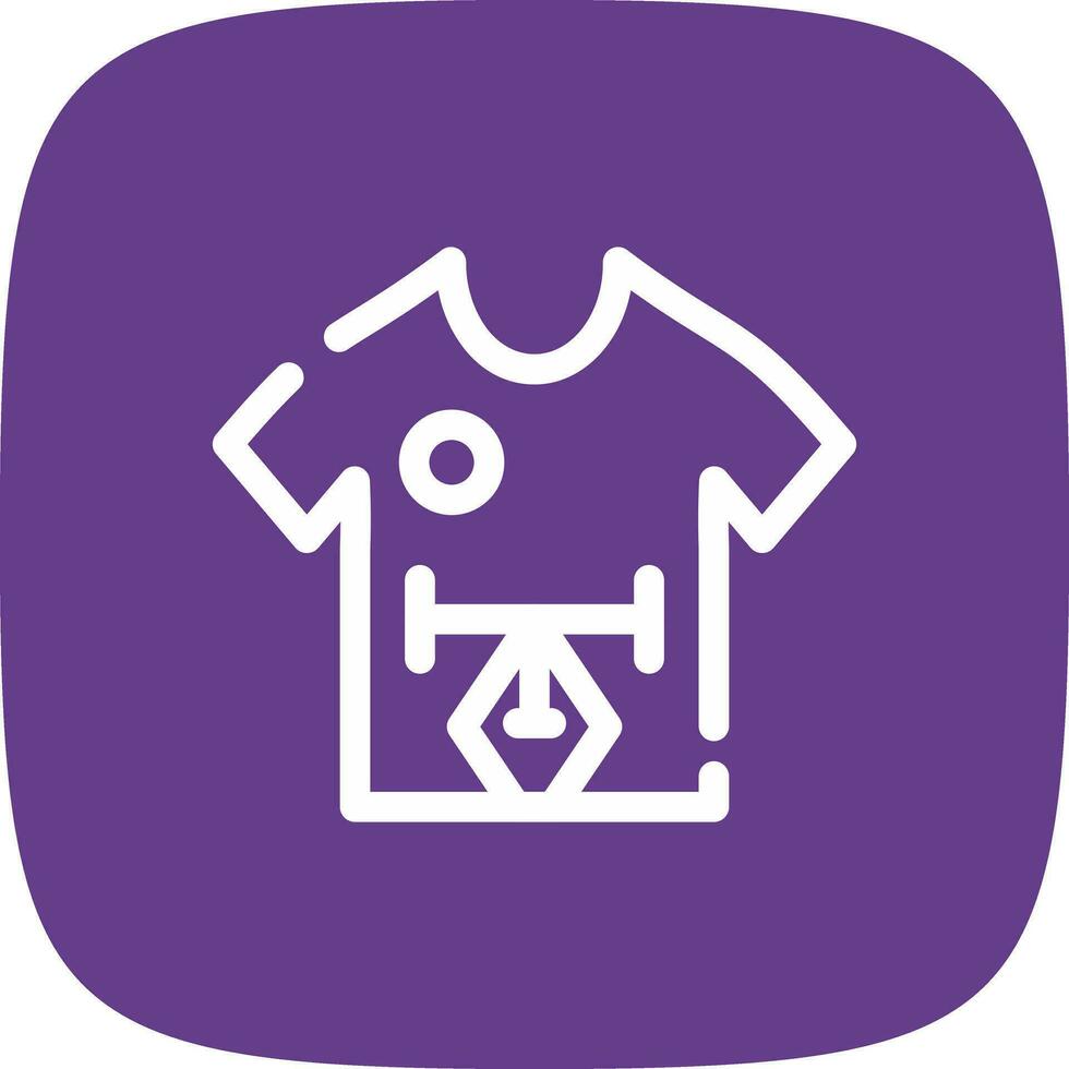 T Shirt Creative Icon Design vector