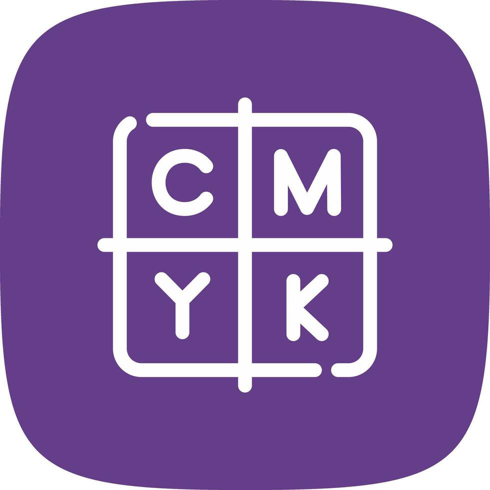 CMYK Creative Icon Design vector