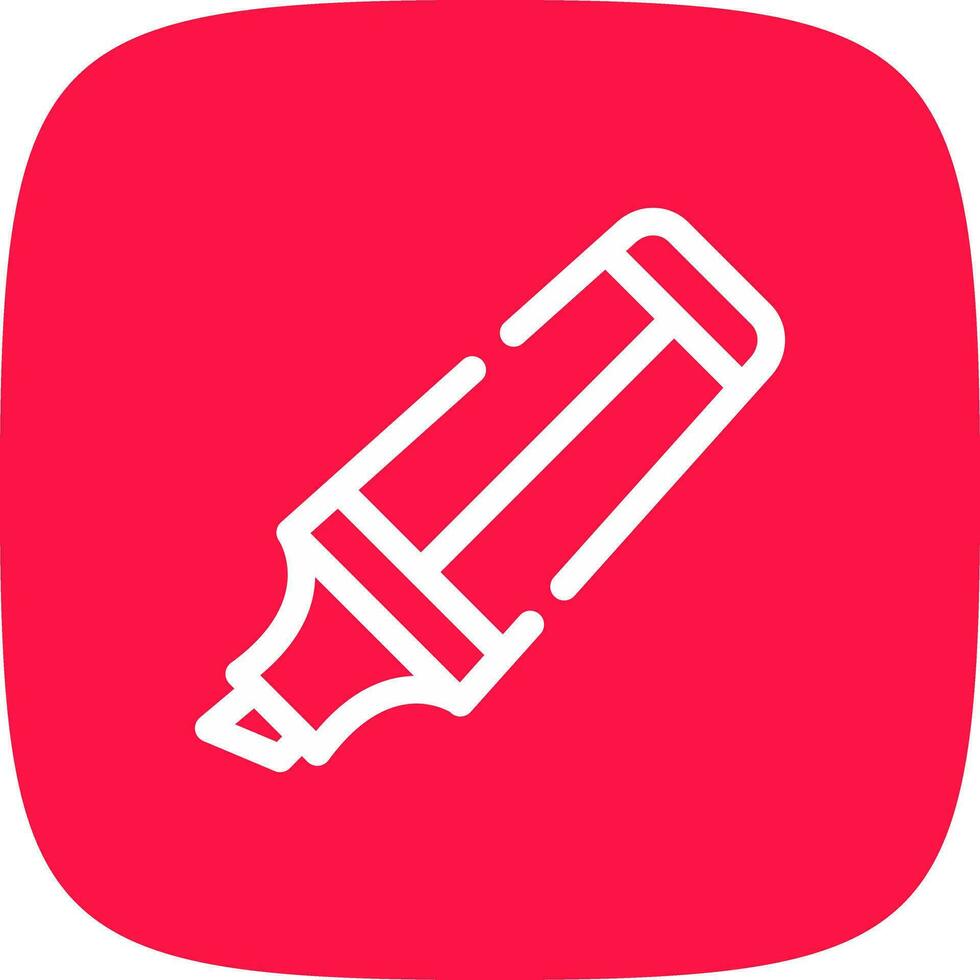 Highlighter Creative Icon Design vector