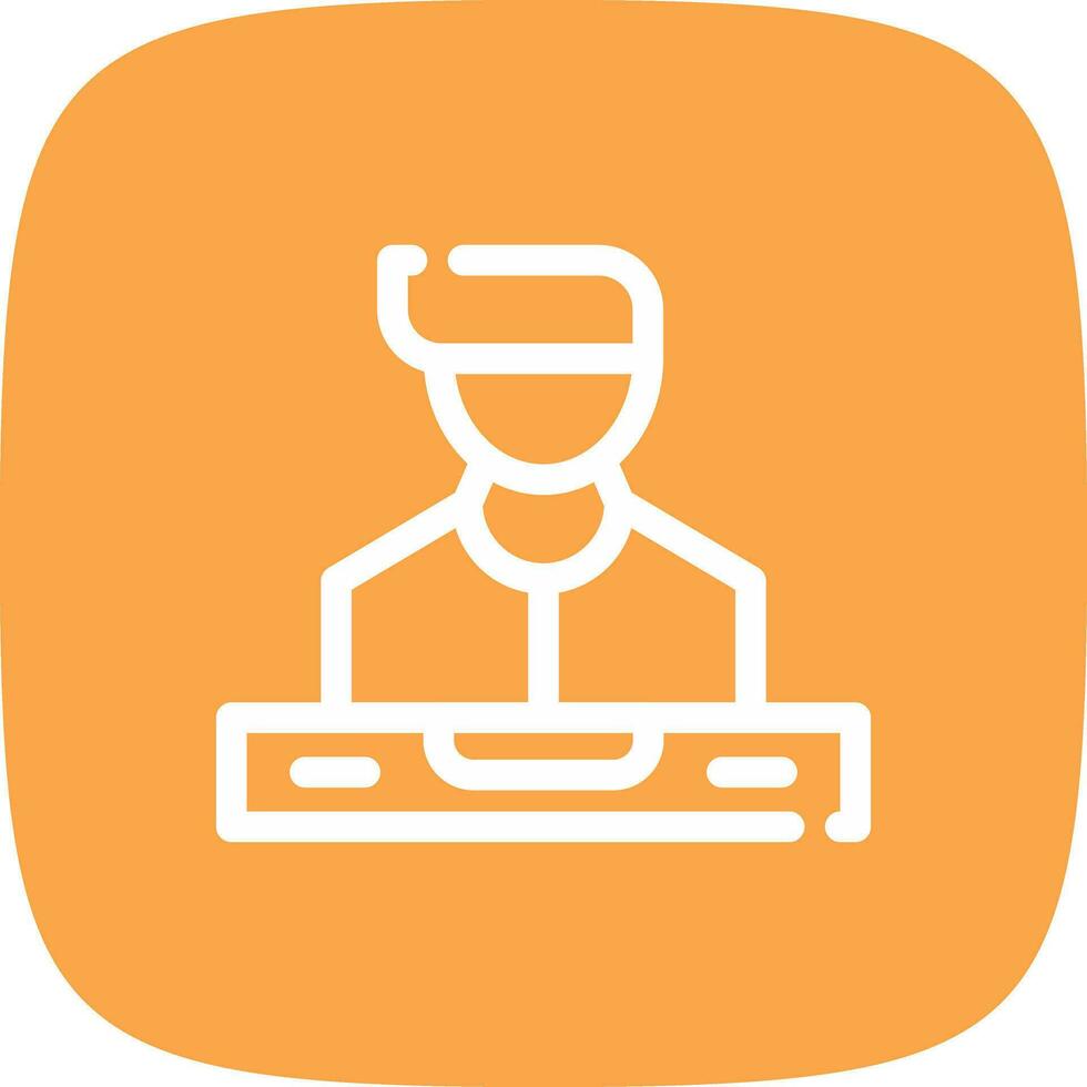 DJ Creative Icon Design vector