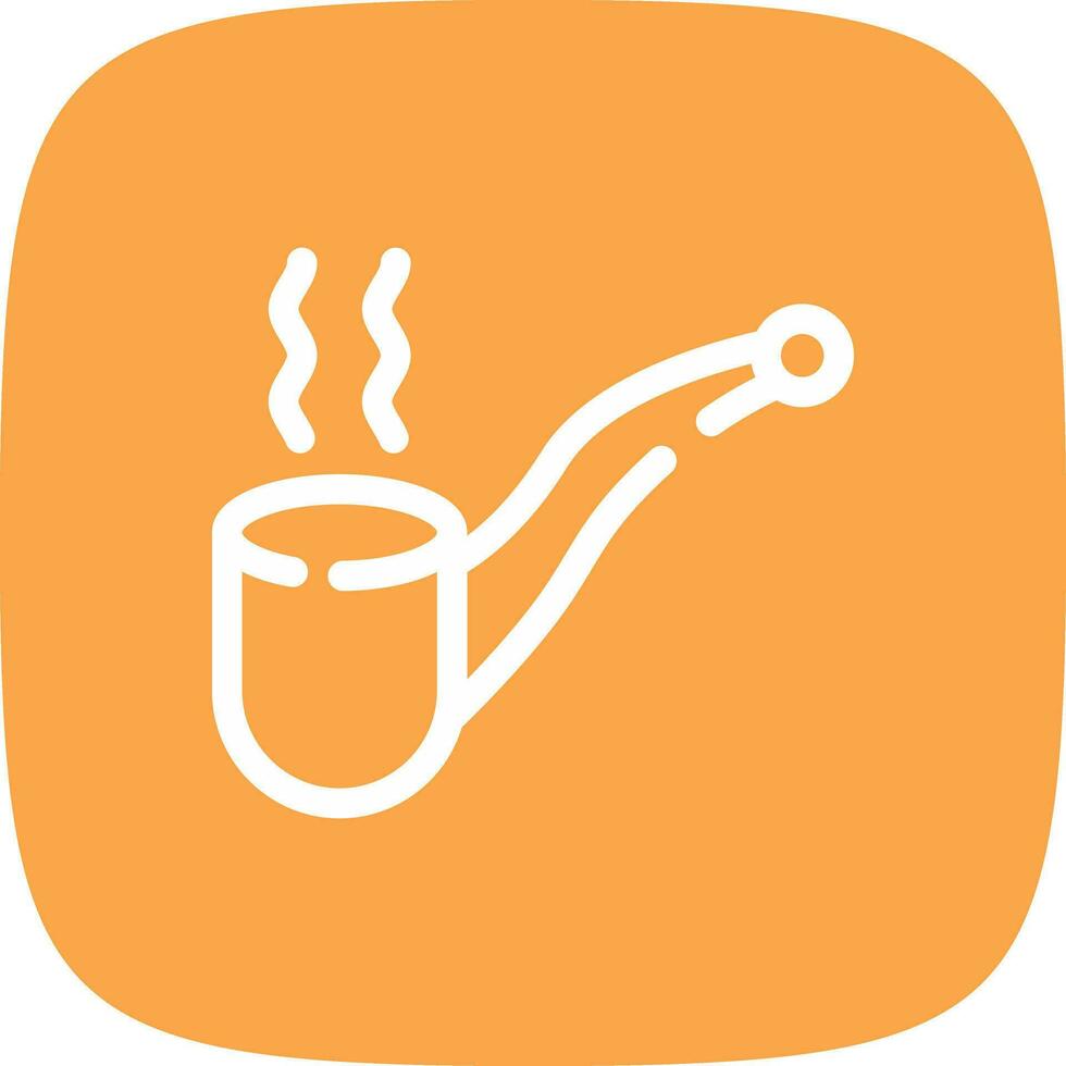 Pipe Cigar Creative Icon Design vector