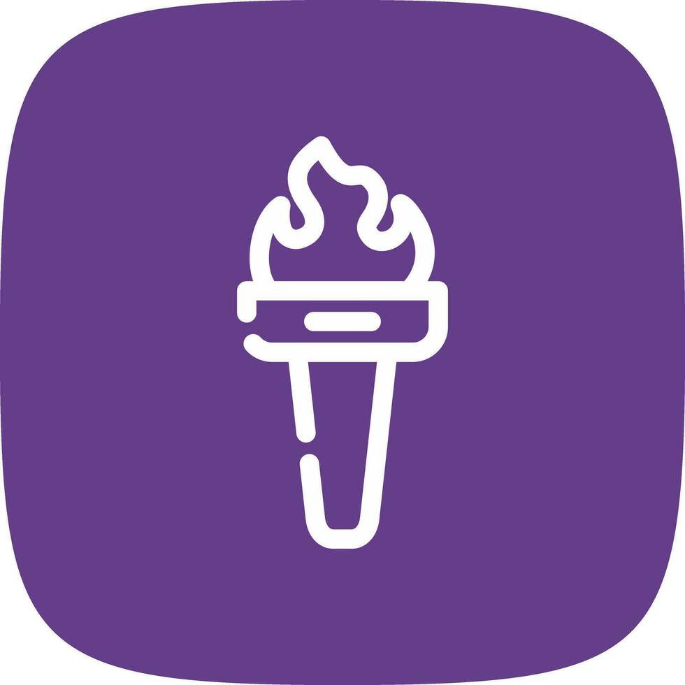 Pirates Torch Creative Icon Design vector