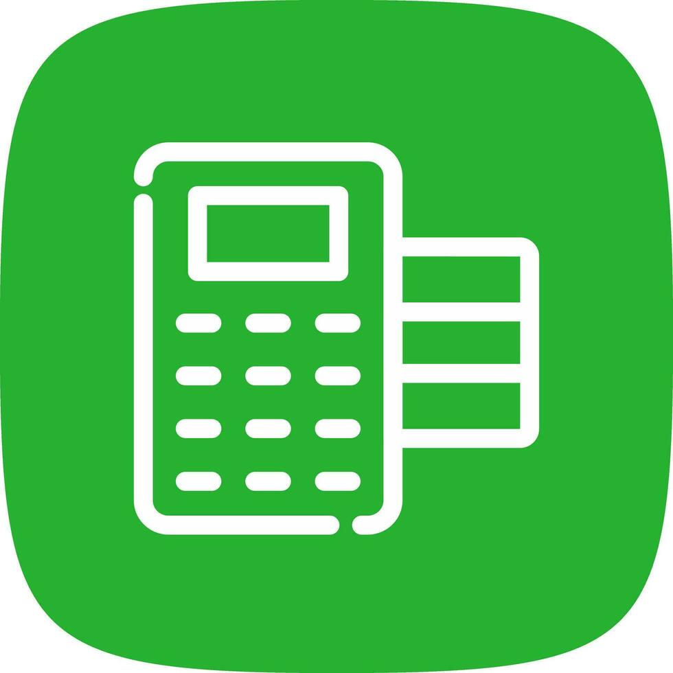POS Terminal Creative Icon Design vector