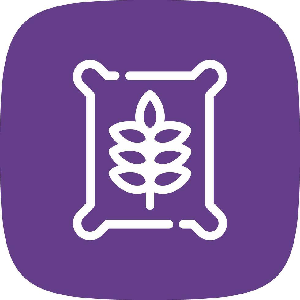Seed Bag Creative Icon Design vector