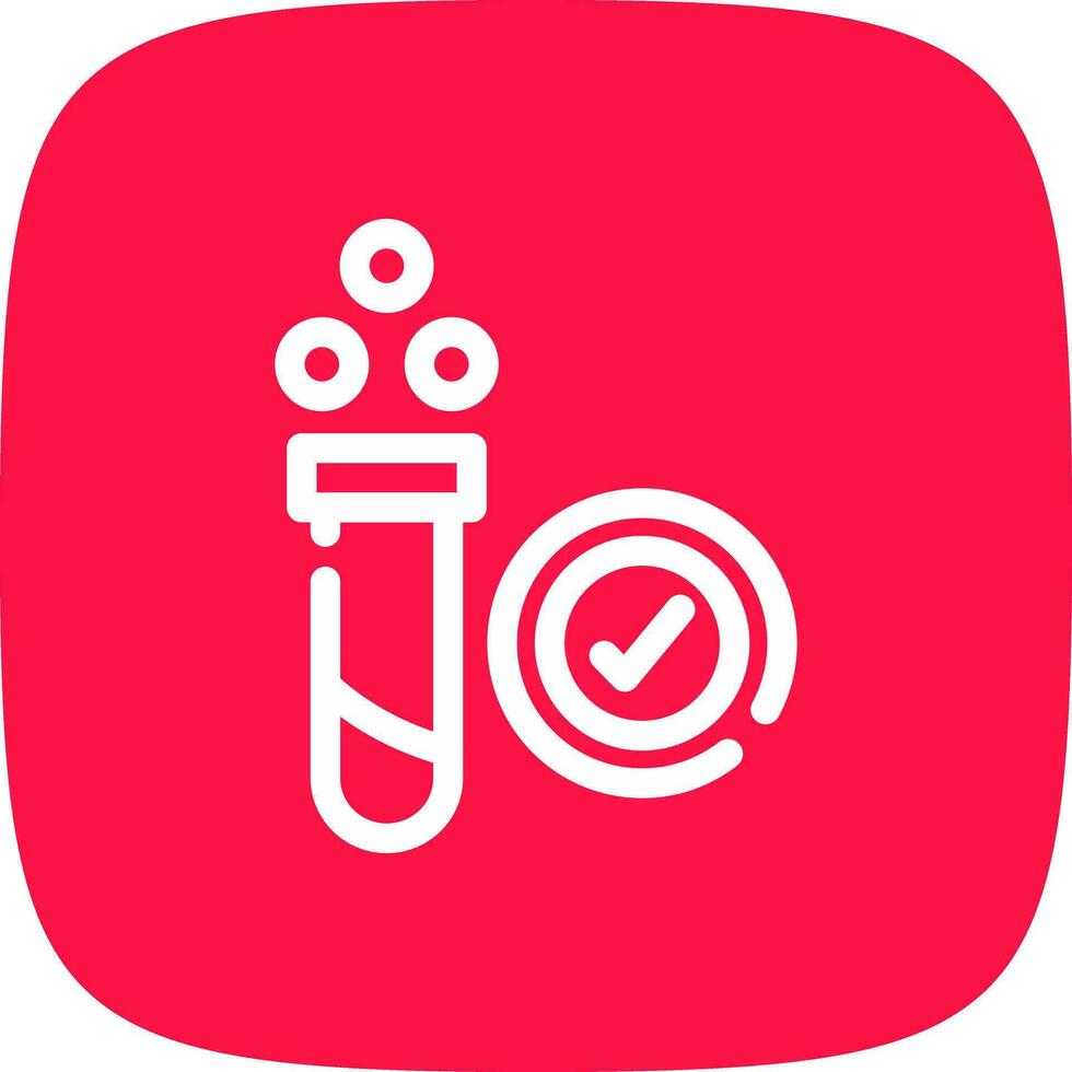 Blood Test Creative Icon Design vector