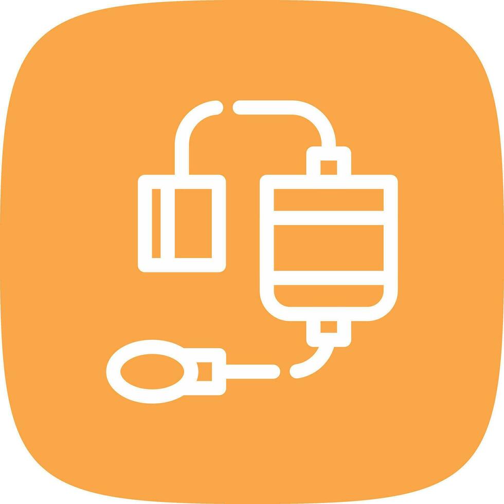 Sphygmomanometer Creative Icon Design vector