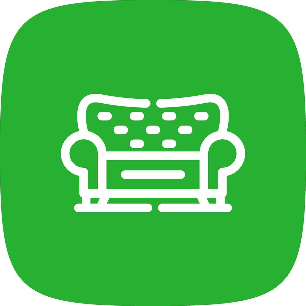 Sofa Creative Icon Design vector