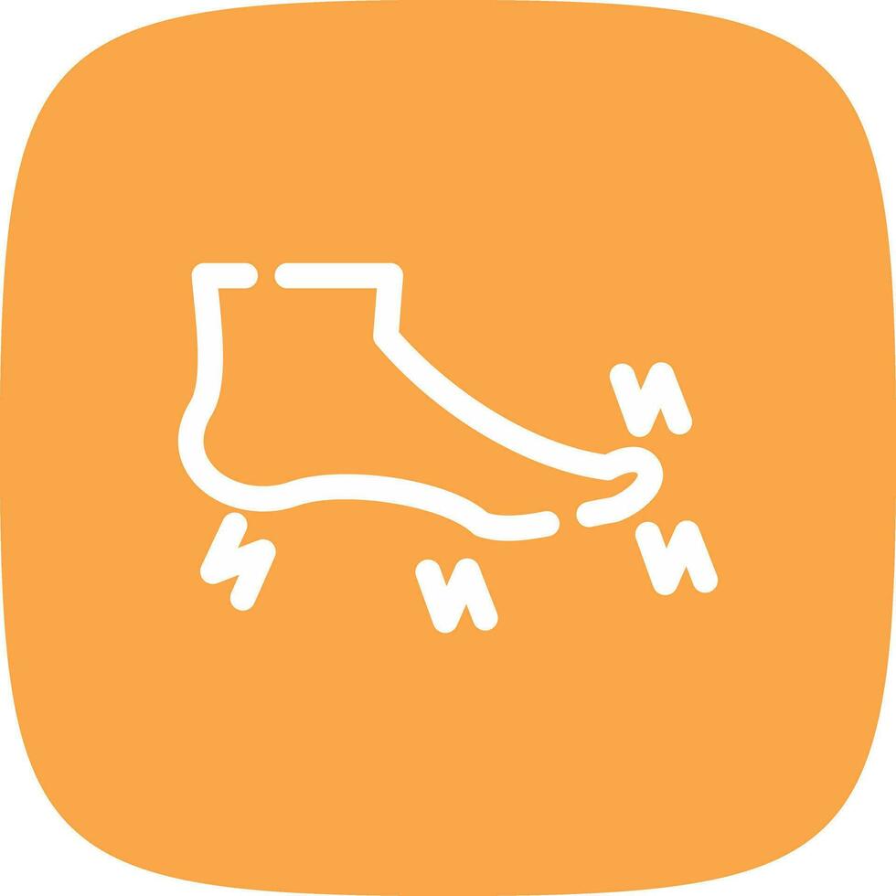 Foot Creative Icon Design vector