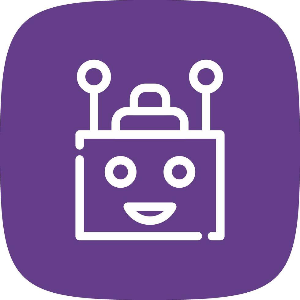Chatbot Creative Icon Design vector