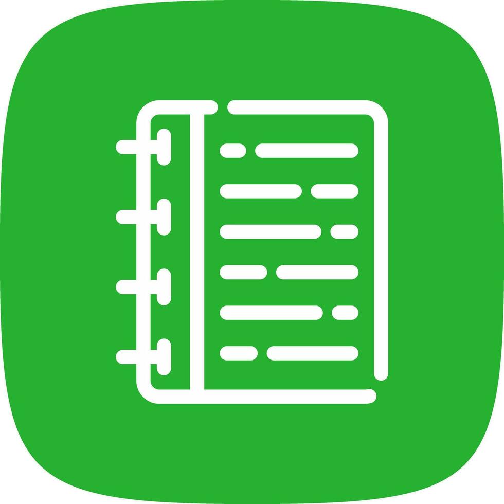 Notebook Creative Icon Design vector
