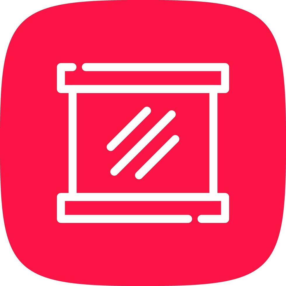 Mirror Creative Icon Design vector