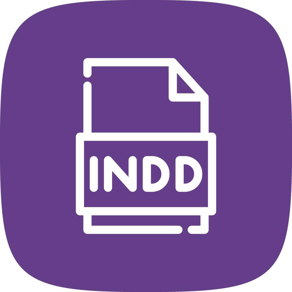 Indd File Creative Icon Design vector