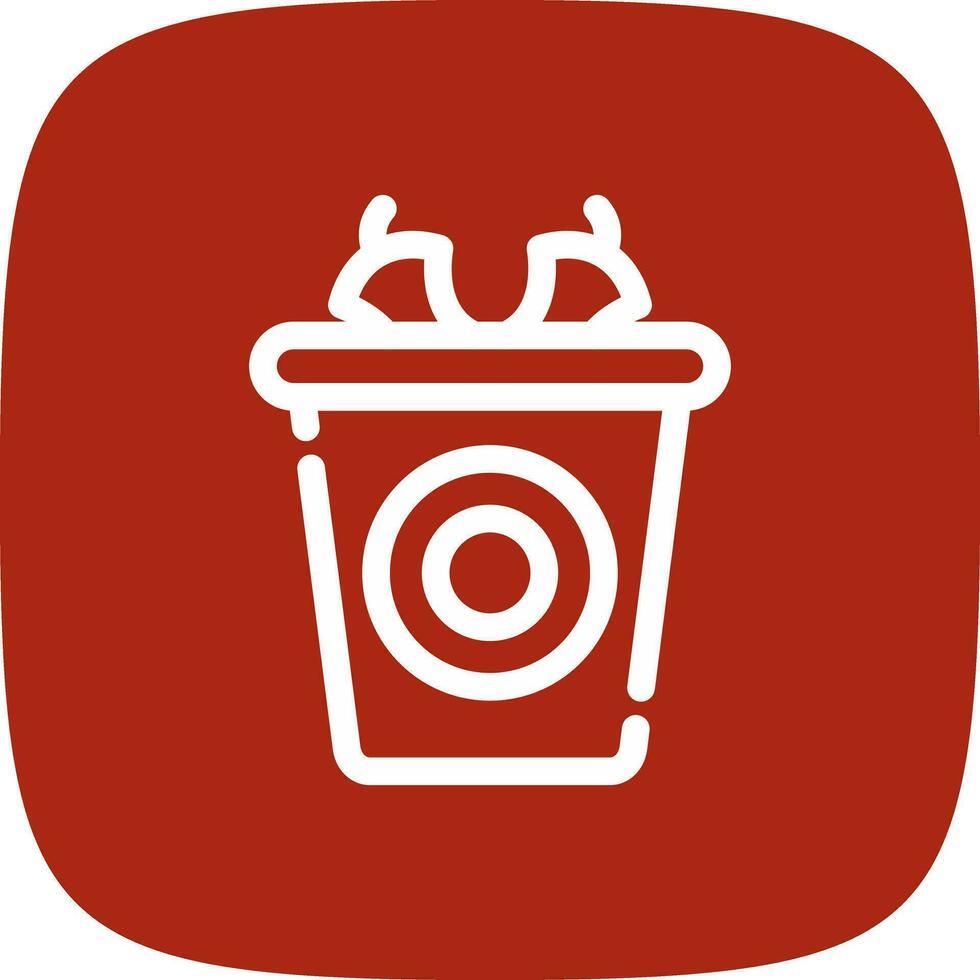 Waste Creative Icon Design vector
