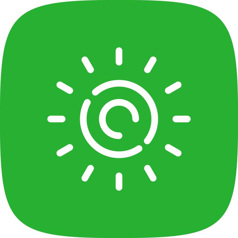 Sun Creative Icon Design vector