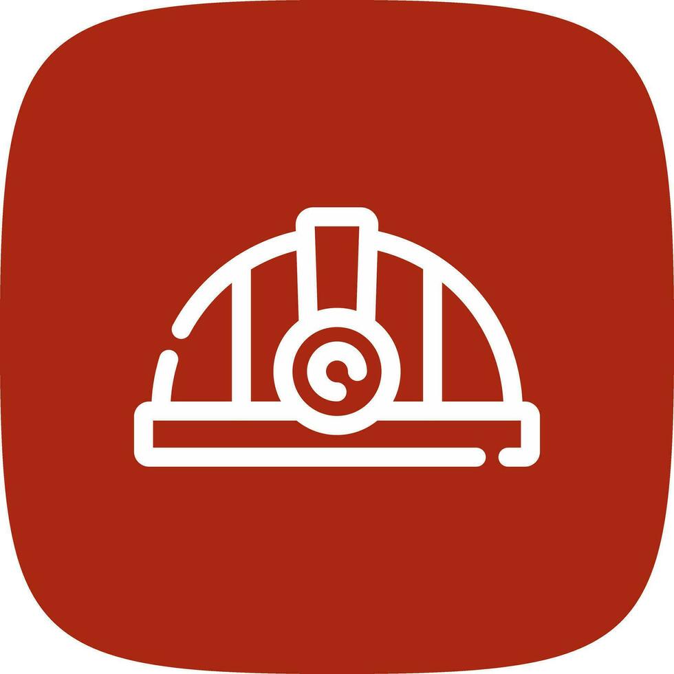 Helmet Creative Icon Design vector