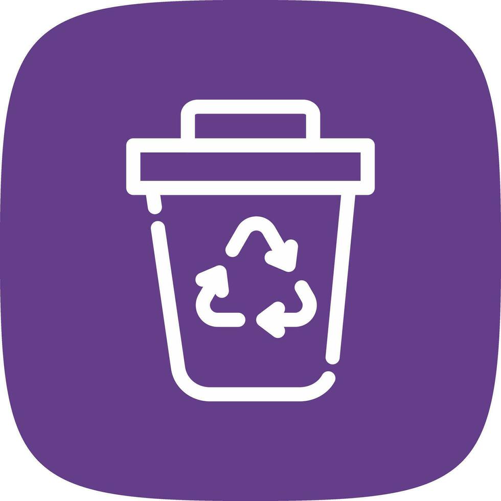 Garbage Creative Icon Design vector