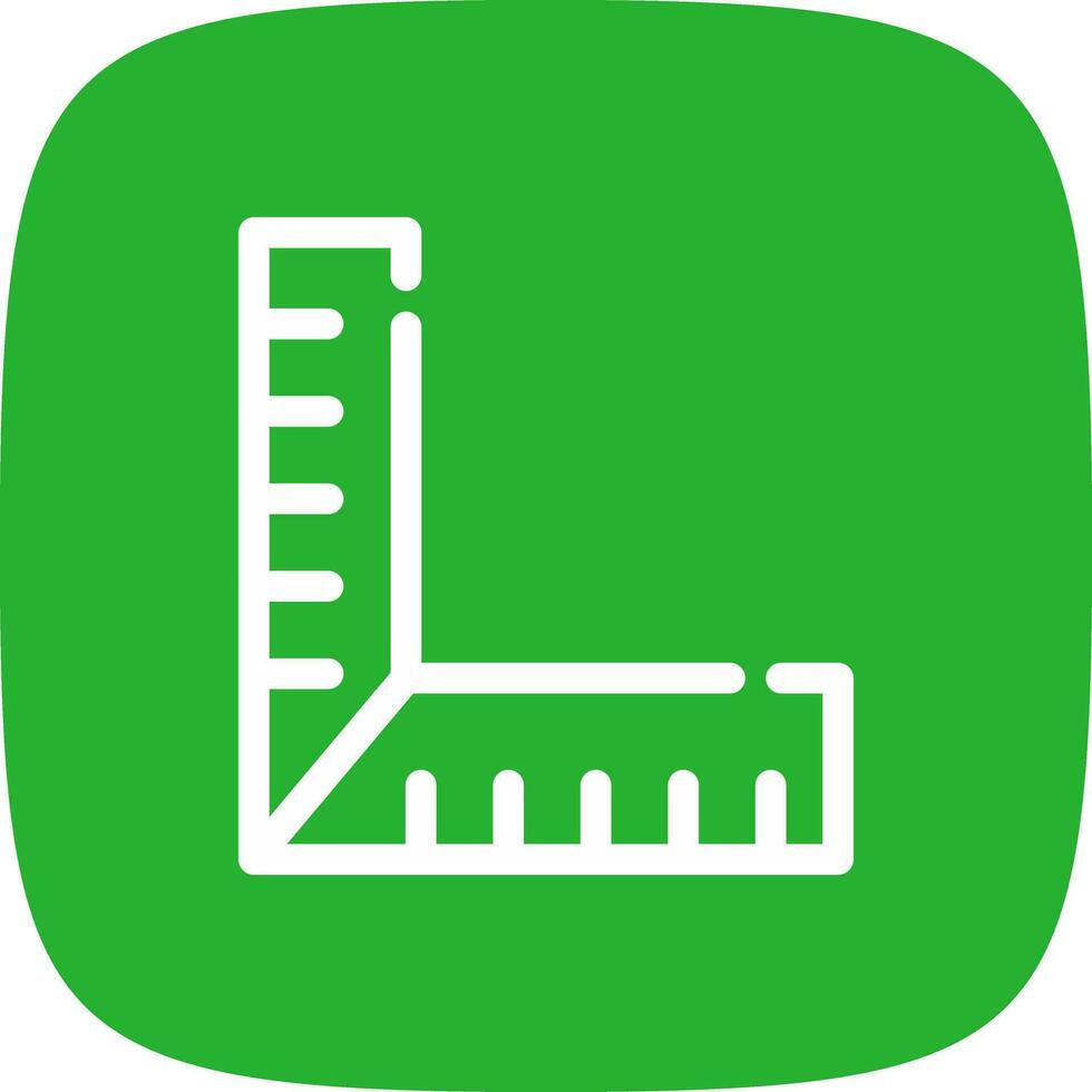 Ruler Creative Icon Design vector