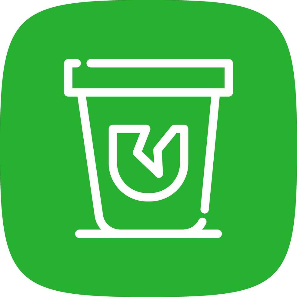 Trash Creative Icon Design vector