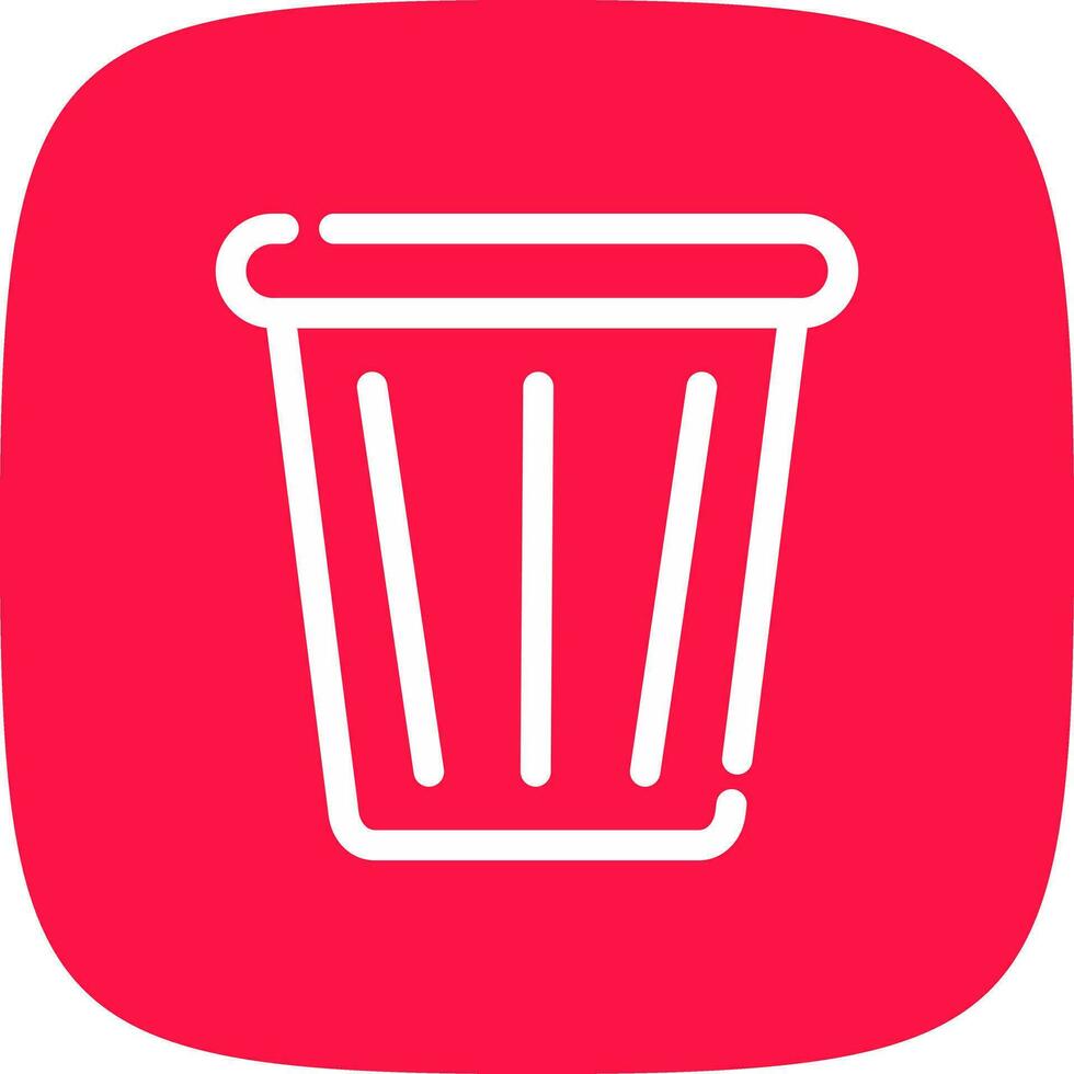 Trash Creative Icon Design vector