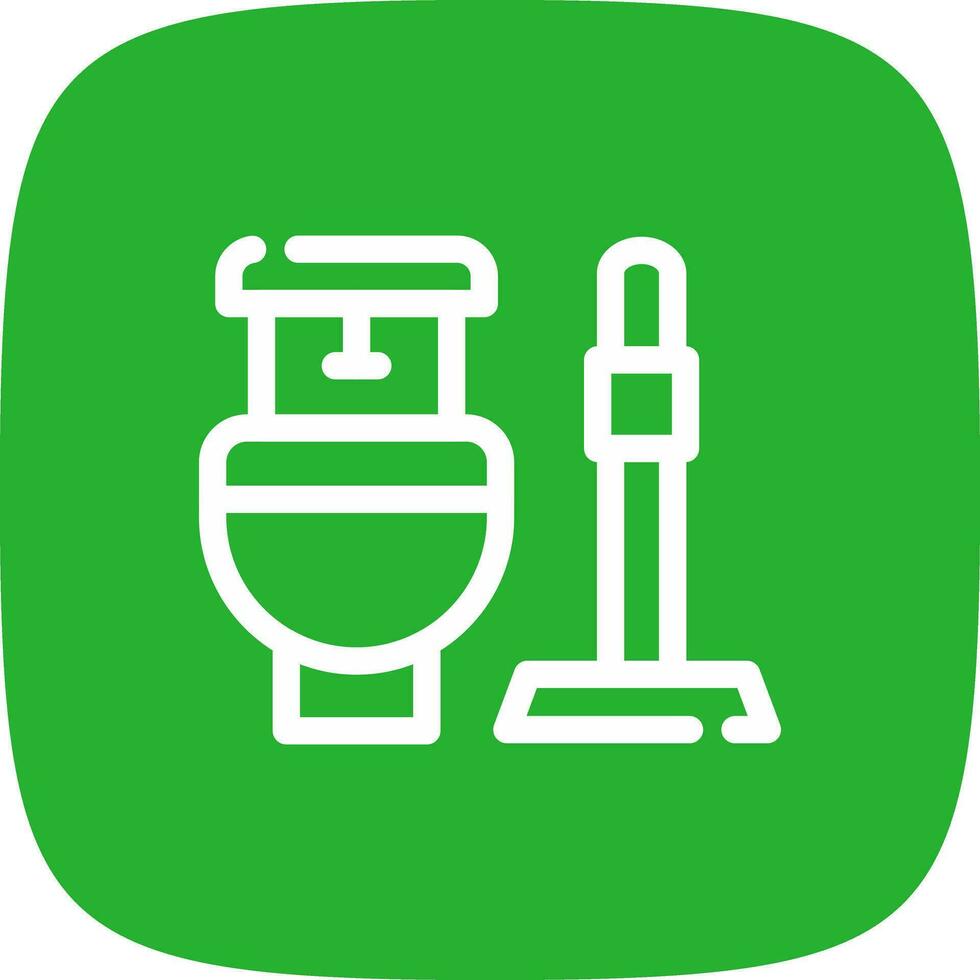Toilet Creative Icon Design vector