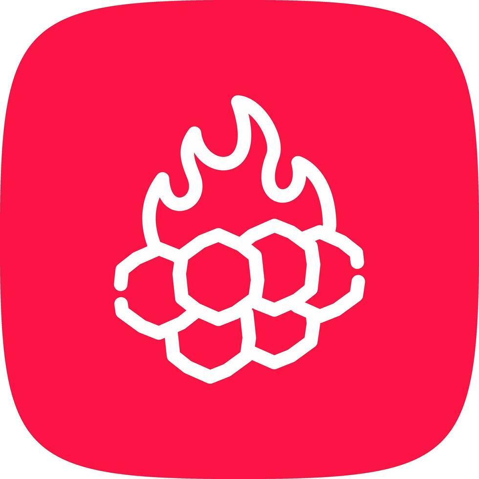 Bonfire Creative Icon Design vector