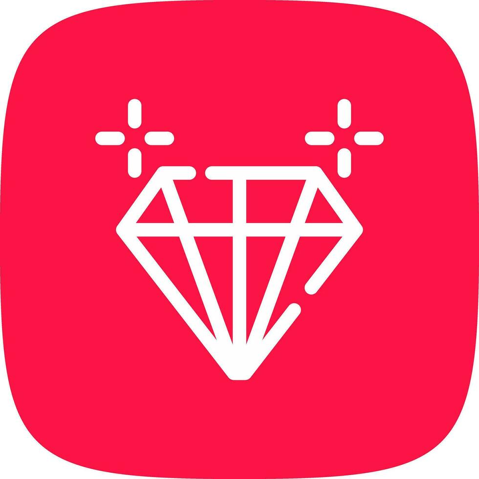 diseño de icono creativo de diamante vector