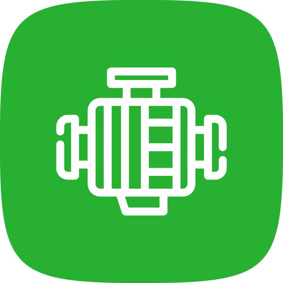 Car Engine Creative Icon Design vector