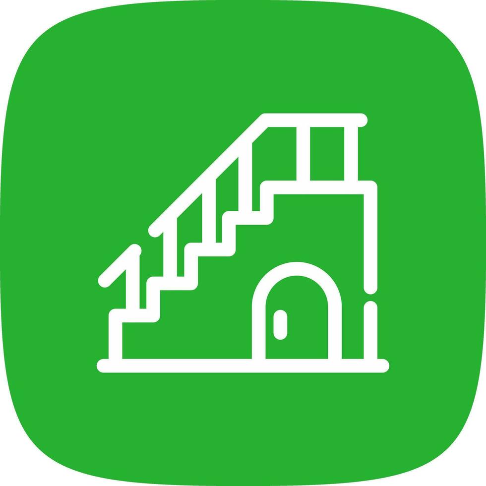 Handrail Creative Icon Design vector
