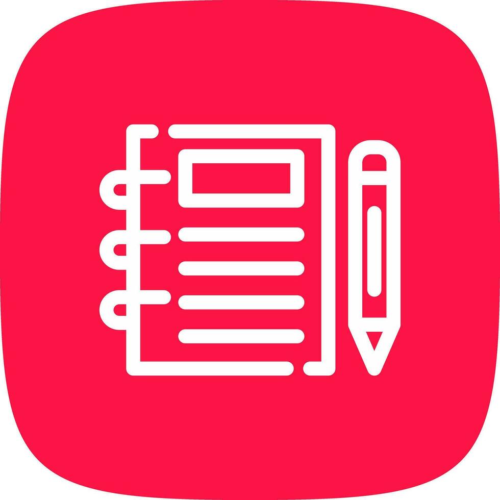Notebook Creative Icon Design vector